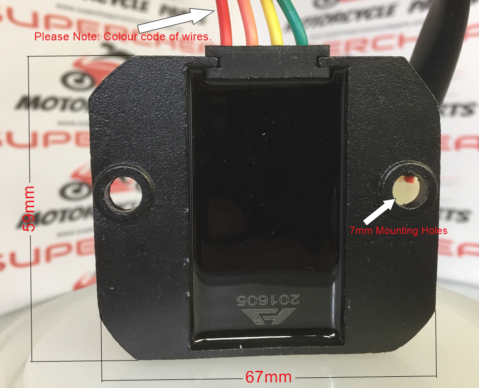 Voltage Regulator, H055-003,  4 Wire, 4 Pin. image 1