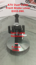 ATV Brake Lever, Drum Brake, twin cable front brake lever, ATVs, Suzuki LT80 image 0
