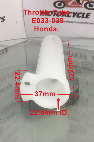 Throttle Tube, E033-039, Suits large range of Honda's and Dirt Bikes. image 0