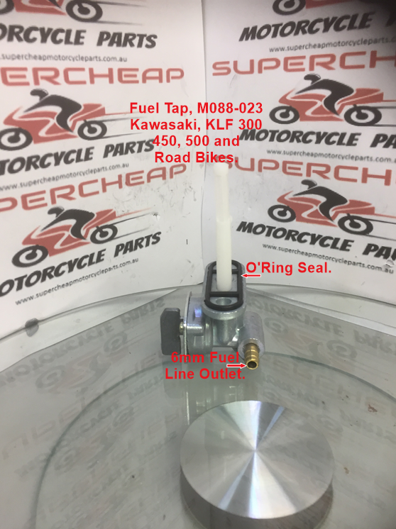 Fuel Tap, M088-023, Kawasaki, KLF range, Road Bikes. image 2