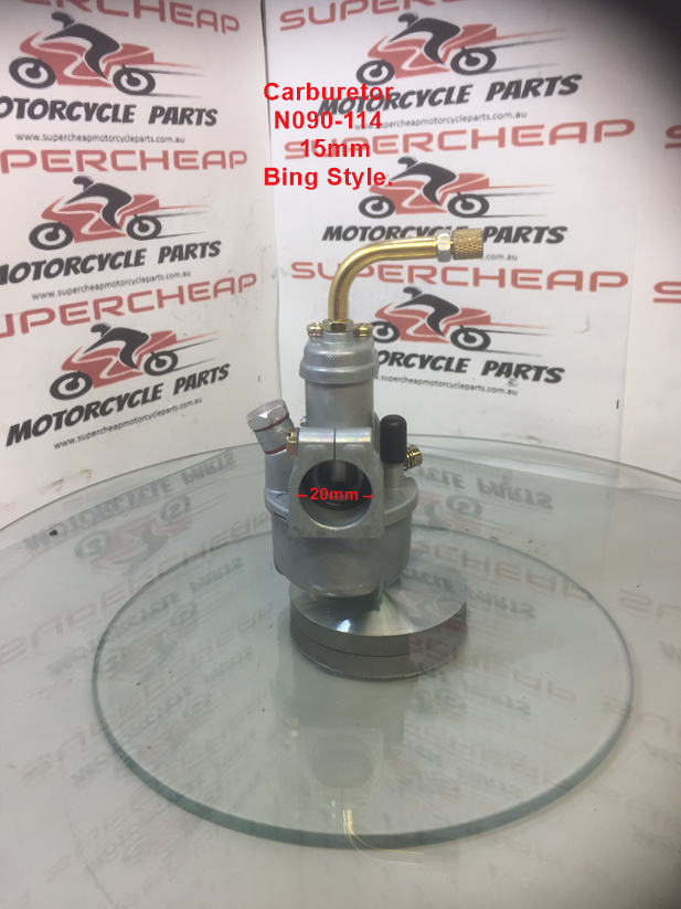 Carburetor, N090-114, 12mm Bing Style, Puchs, Mopeds, Scooters, ATVs. image 1