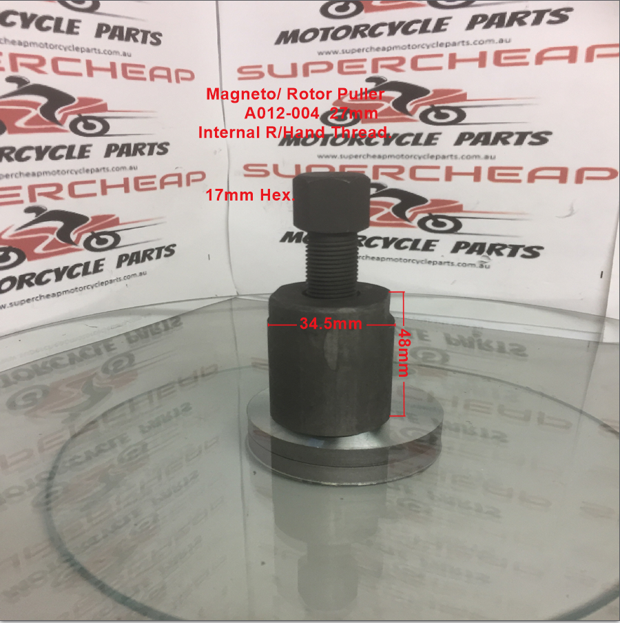 Rotor/Magneto Puller, A012-004, 27mm Right Hand Internal Thread. image 0