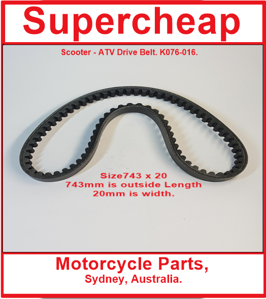 Scooter Drive Belt,  GY6 125 to 150cc, ATV's, Buggies. image 0