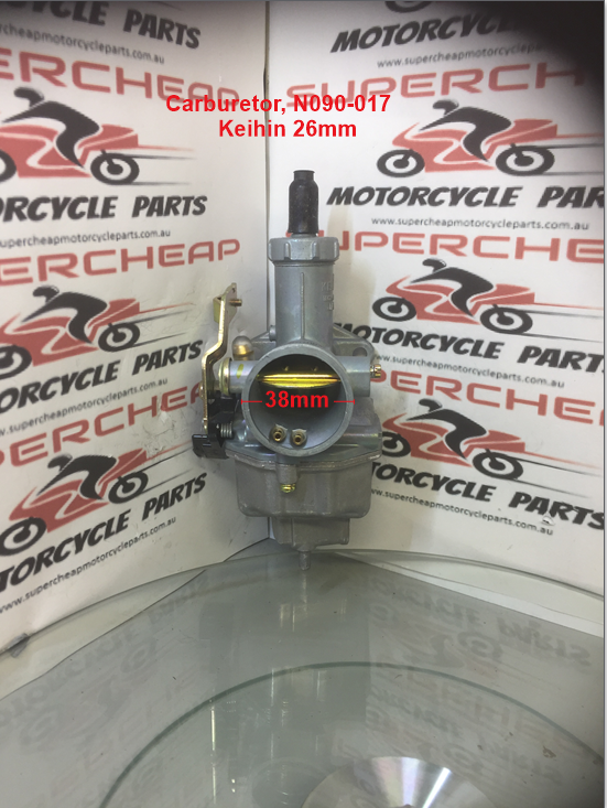 Carburetor, N090-017, 26mm, Fits GY6- ATVs, Lifan, Kazuma, Zuma, DHZ. image 1