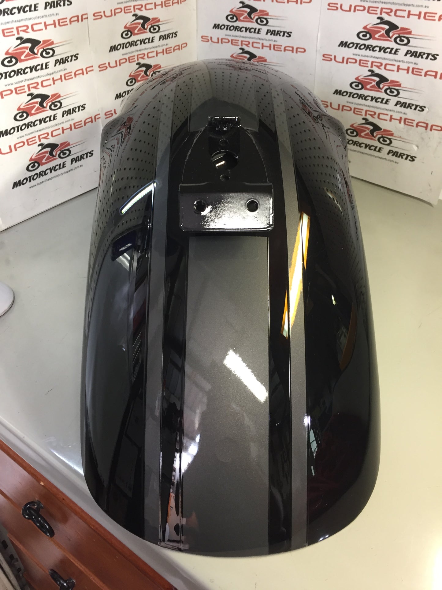 Laro Prostreet and Hunter Daytona 350 Rear Mudgaurd, Rear Fender, Black new. image 0