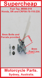 Fuel Tap M088-019, Honda XR, CRF50-70-90-110-230 and more. image 0