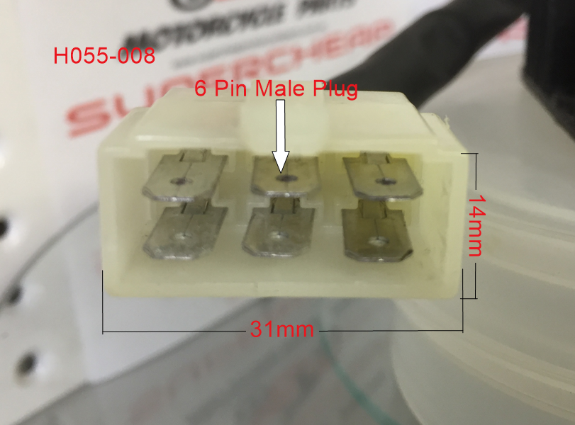 Voltage Regulator, H055-008, 6 Wire, 6 Pin. image 2