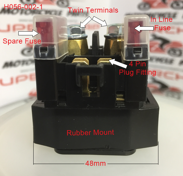 Starter Solenoid, H056-002, Yamaha ATVs, YZF, UTVs, Grizzly, XV series image 0