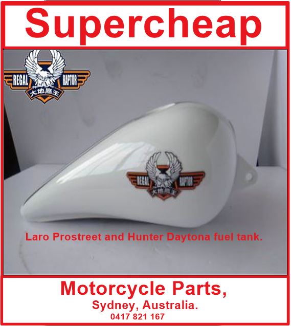 Laro Prostreet and Hunter Daytona Red or White fuel tank. image 0