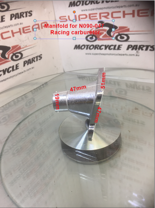 Carburetor, N090-047, 19mm Racing, 47 to 69cc Pocket bikes, ATVs and More. image 6
