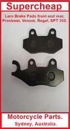 Laro/Hunter front brake pads. Left and right side. image 1