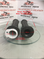 Grips, E033-056, Honda Style, with throttle Tube. Pit Bikes,Dirt Bikes.