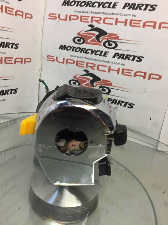 Laro Prostreet Left Hand Switch block, Chrome/ Black, 9 pin.