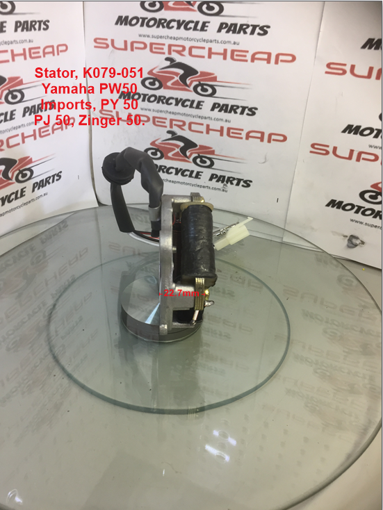 Stator, K079-051, Yamaha PW50, PY50, PJ50, Zinger 50, DHZ.