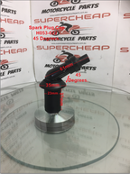 Spark Plug Cap, H053-022, GY6 50 to 150cc, 45 Degrees with sealing rubber.