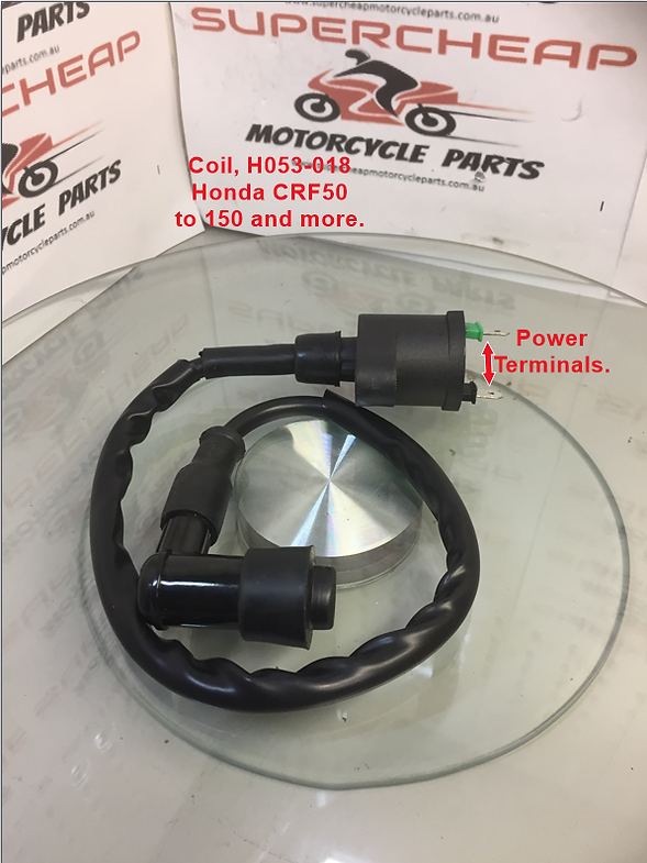 Coil, H053-018, Honda CRF 50 to 150cc, Pit Bikes, ATVs, Go Karts and Buggies.