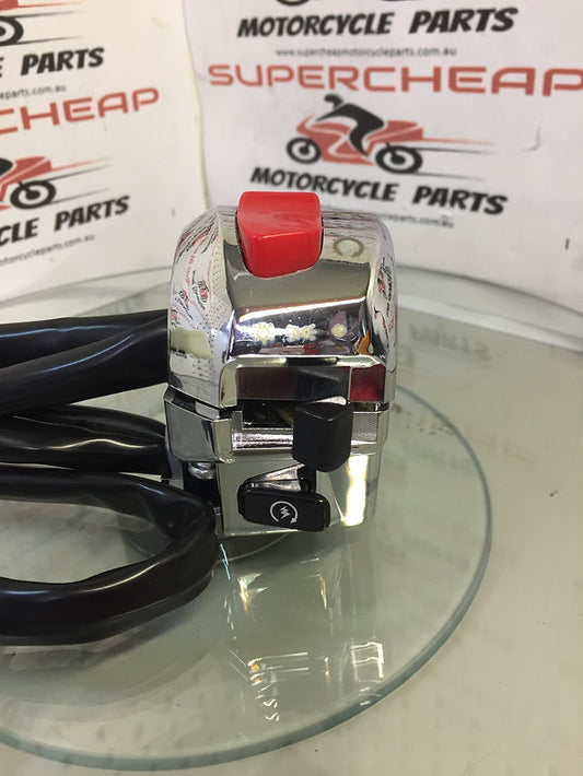 Laro Prostreet 350, Regal 350 R/H 7 pin Switch Block, Chrome.