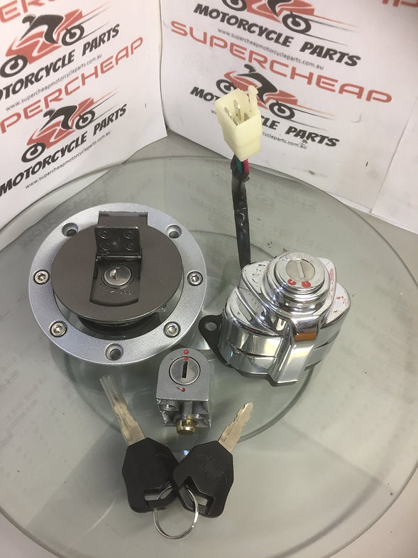 Laro Regal Raptor lock set,includes Tank Lock, Ignition, Steering Lock.