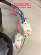 Switchblock, I060-014, L/Hand for ATVs, Dirt Bikes, Kill switch,Lights, Start.