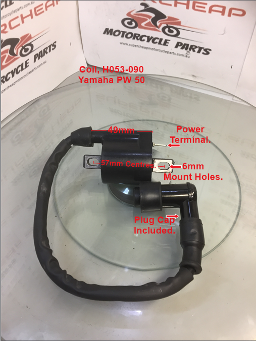 Coil, H053-090, Yamaha PW50, PY50, Zinger 50, and many more.
