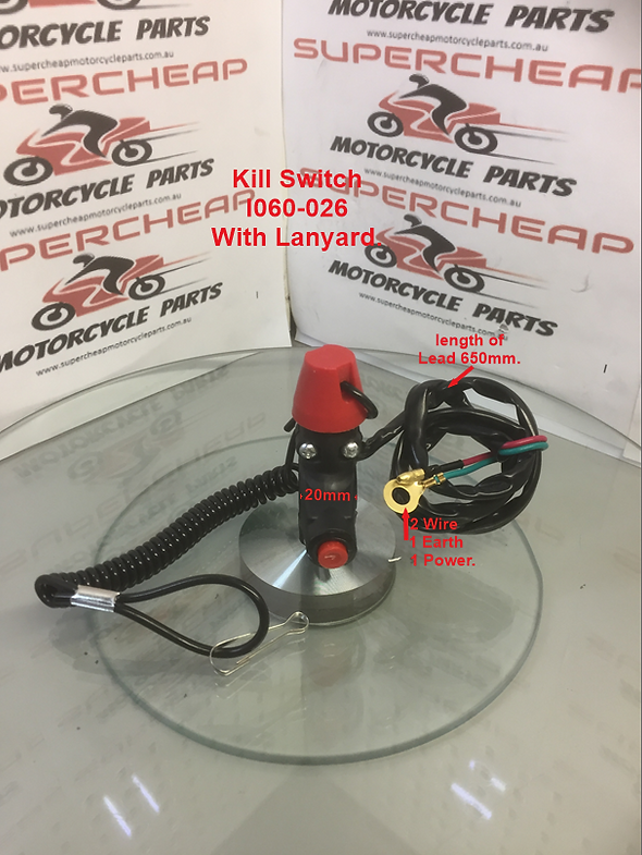 Kill Switch, I060-026, Manual Kill Button and Lanyard Kill Button.