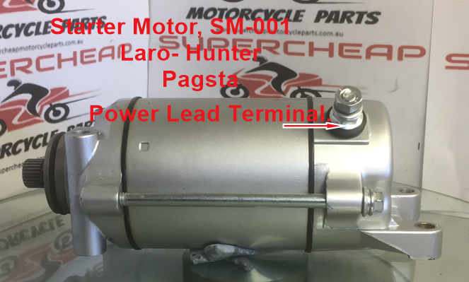 Laro-Hunter-Pagsta Starter Motor, SM-001, suits many Chinese units. image 1