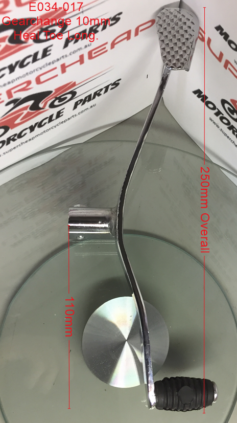 Gear Change E034-017, 10mm, Long, Heal/Toe. image 1