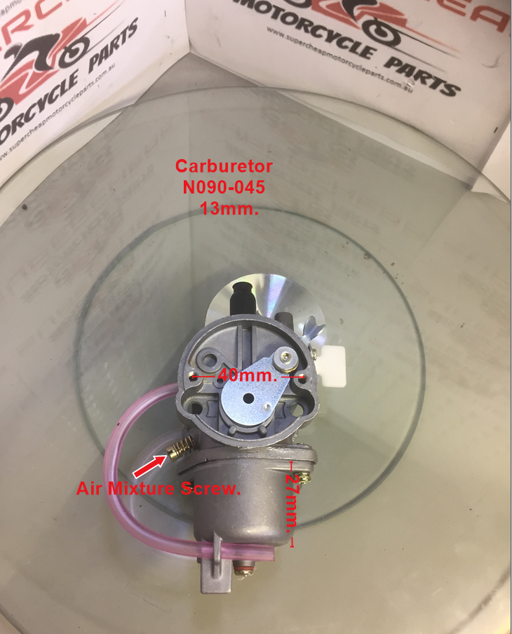 Carburetor, N090-045, 13mm, Pocket Bikes, Mini Choppers, Stationary Engines. image 3