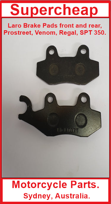 Laro/Hunter rear brake pads. Suits many Chinese units. image 1