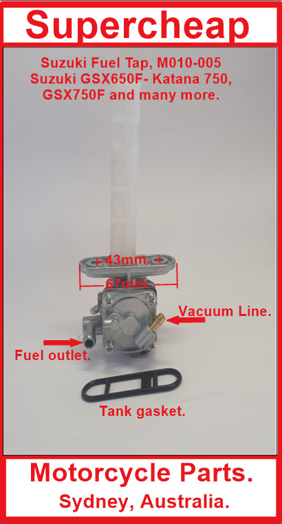 Suzuki Fuel Tap suits GSX600-GSX750, Katana 600-750 and many more. image 2