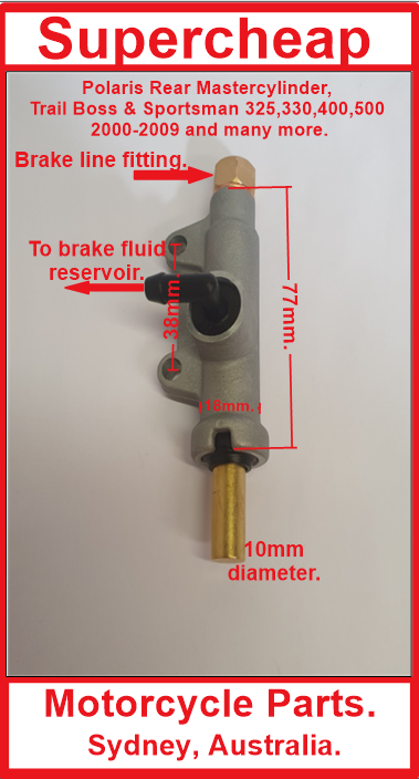 Polaris Rear Master cylinder, Trail Boss, Magnum and Sportsman. image 0
