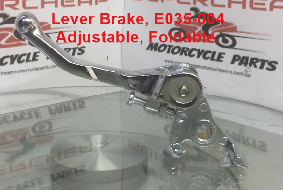 Brake Lever, E035-004, Foldable, Adjustable for Pit Bikes, Dirt Bikes image 3