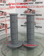 Grips, E033-077, Grey suits Dirt Bikes, Pit Bikes, Enduro Bikes. image 0