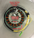 Stator/Magneto K079-009-01, 18 Pole, 12 Volt. image 0