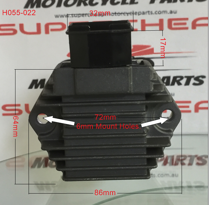 Voltage Regulator, H055-022, Honda, CB400, CB550 Plus more. image 0