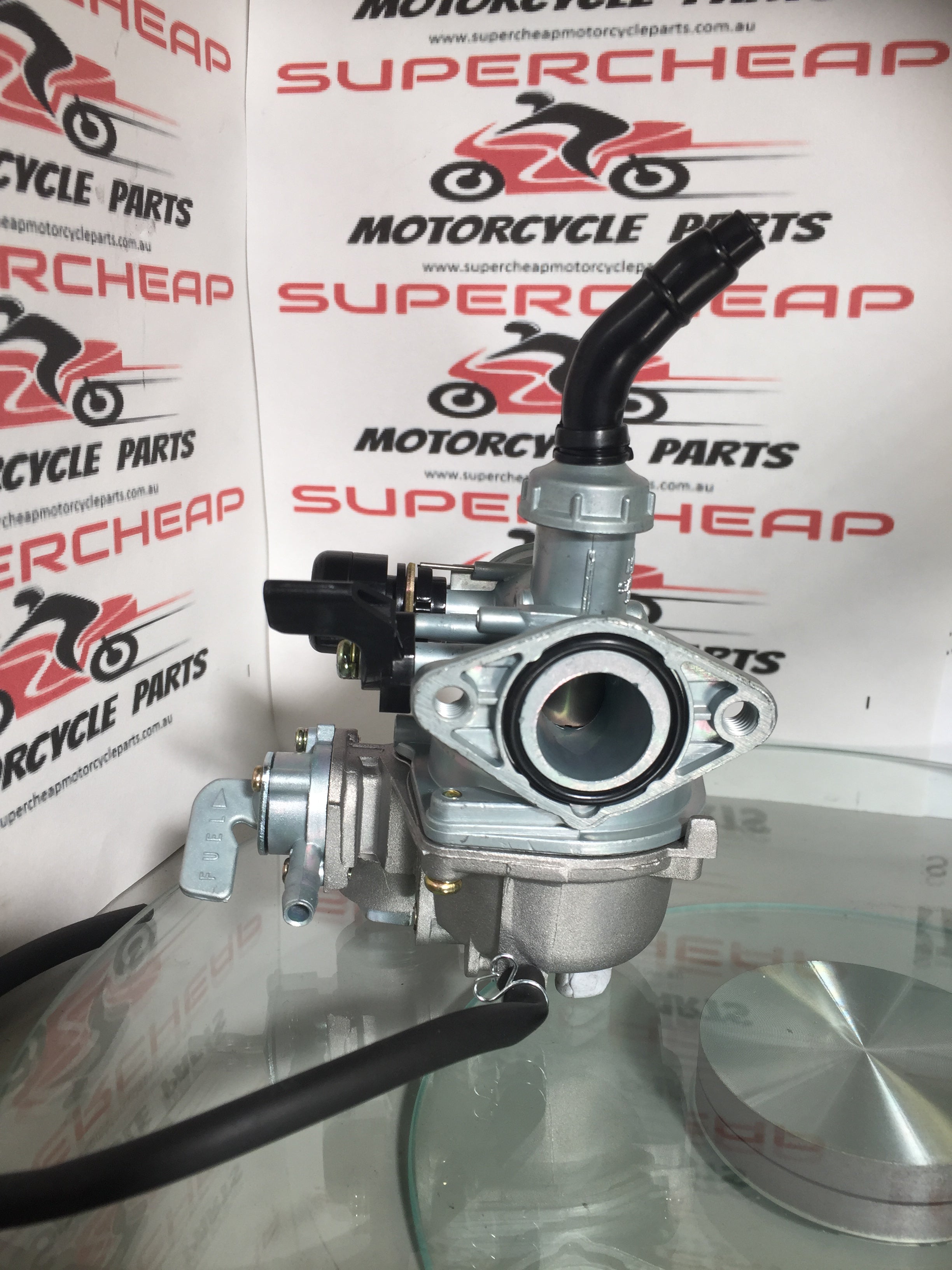 Carburetor N090-021, 19mm, With Tap. Dirt Bikes, Quads, Buggies. image 1