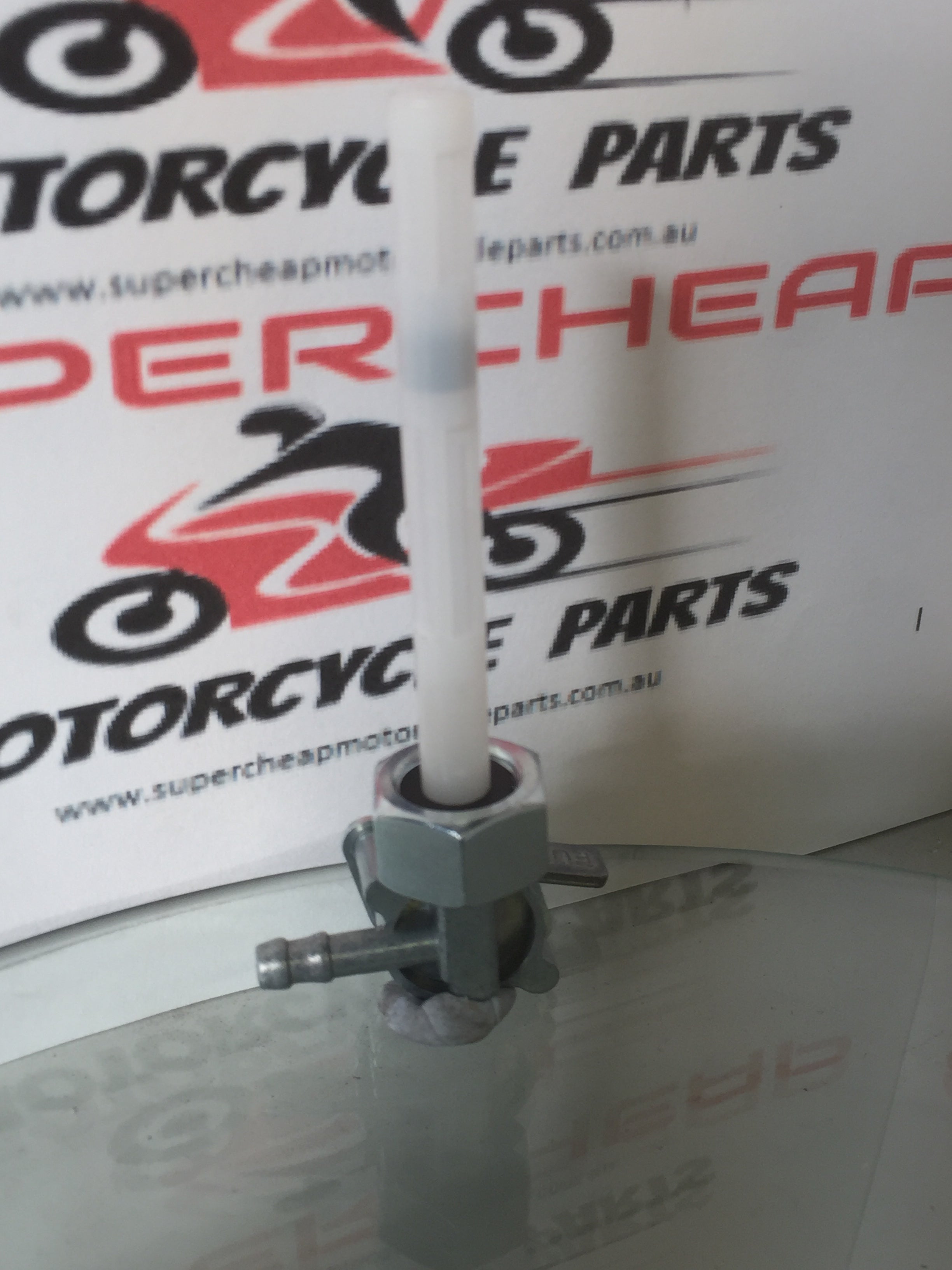 Fuel Tap, M088-022, 13mm Male thread Tank Mount. image 1