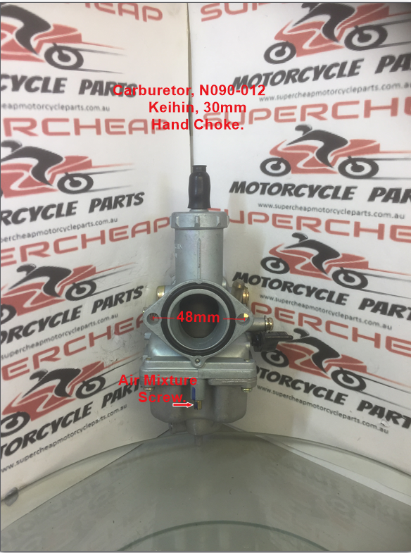 Carburetor, N090-012, Keihin 30mm, 200 to 250cc Dirt Bikes, ATVs and Buggies. image 1