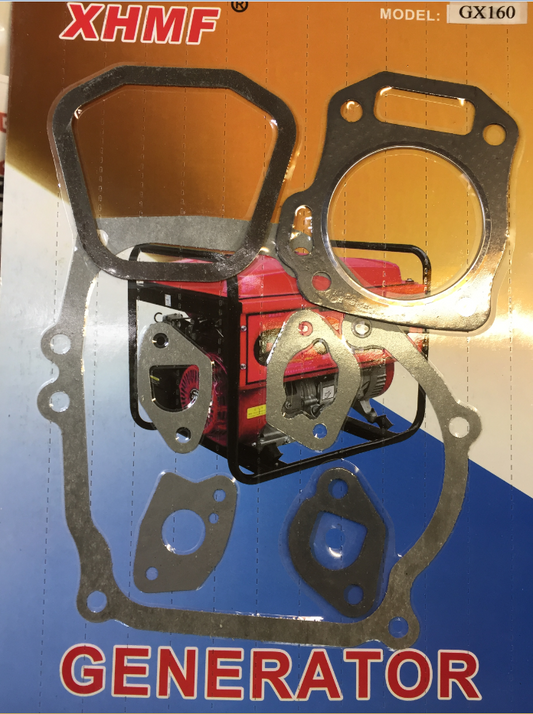 Gasket Set, K078-091, Honda GX160 generator and Pressure Pumps. image 0