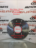 Disc Brake Rotor, C029-055, 107mm, Pocket Bikes and Electric Scooters. image 0