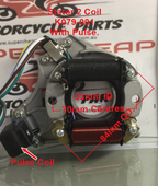 Stator/Magneto K079-001, 2 Coil, Half Wave, ATVs, Dirt Bikes, Scooters. image 0