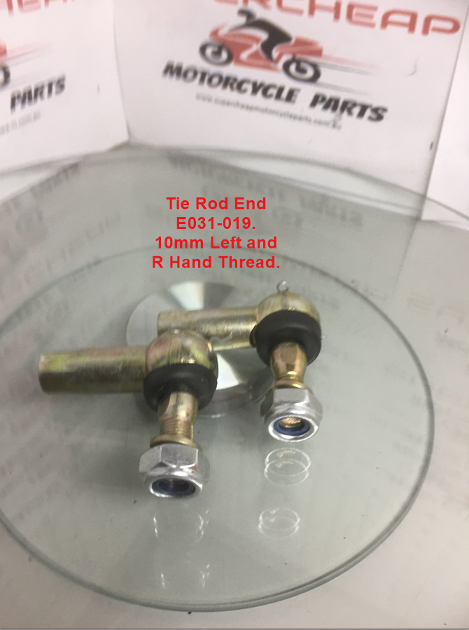 Tie Rod Ends, E031-019, 10mm, Left and Right Hand Threads. image 1