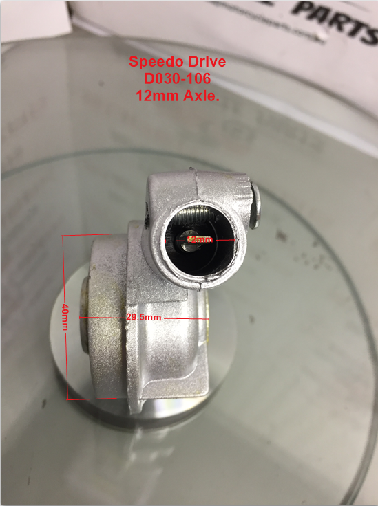 Speedo Drive, D030-106, 12mm Axle, Pit bikes, Dirt Bikes, road Bikes, Scooters. image 2