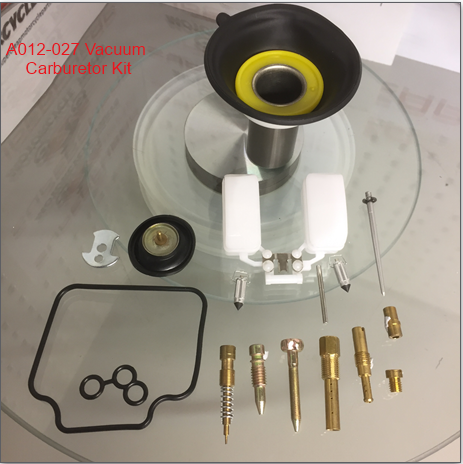 Carburetor Repair kit, A012-027,  22mm, Vacuum Throttle slide. Laro Regal 250. image 0