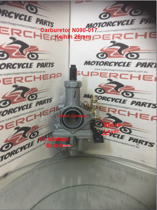 Carburetor, N090-017, 26mm, Fits GY6- ATVs, Lifan, Kazuma, Zuma, DHZ. image 0