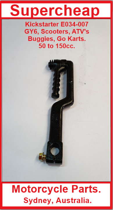 Kickstarter, E034-007, GY6 50 to 150cc, ATV's, Scooters, Mopeds, Go Karts. image 1