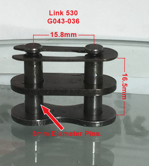 Joining Link, G043-036, 530 Standard. Please read notes. image 0