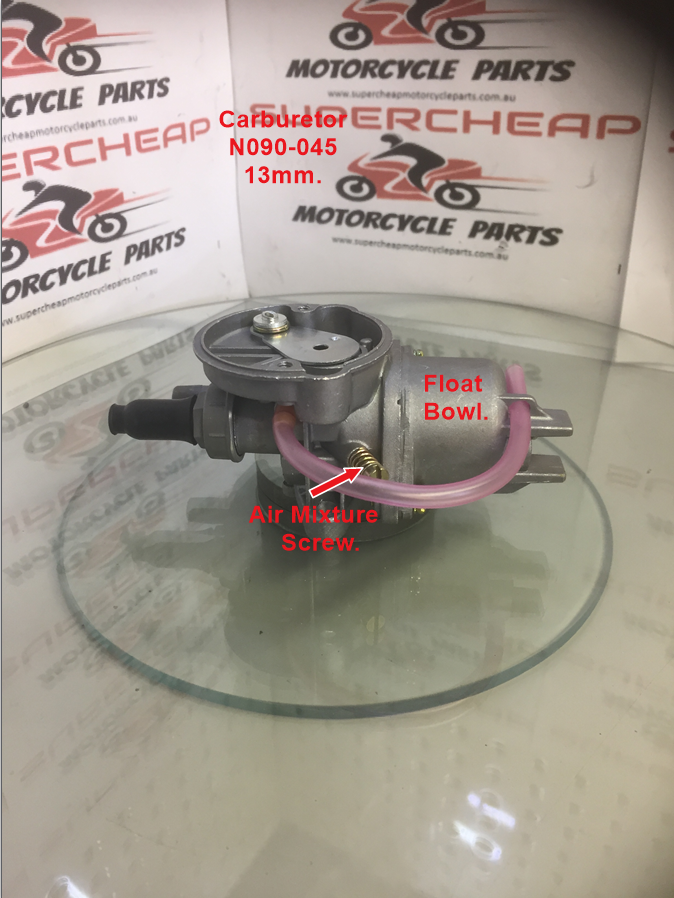 Carburetor, N090-045, 13mm, Pocket Bikes, Mini Choppers, Stationary Engines. image 2