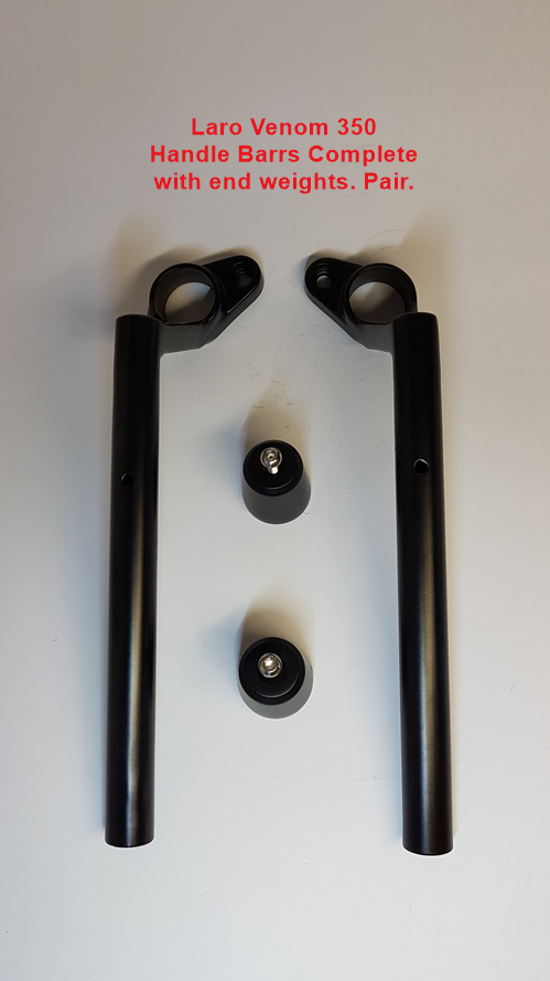 Laro Venom 350 complete Handle Barr set, with bar end weights. image 0