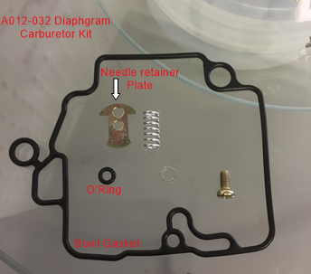 Kit, A012-032, Carburetor Repair, Vacuum 18mm Throttle Slide. image 4